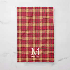 Classic Tartan Plaid Christmas Geschirrtuch