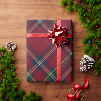 Classic Tartan Plaid Christmas Wrapping Paper Geschenkpapier