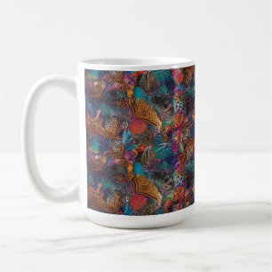 Classic Tasse 15 oz - Vibrant Animal Print Design