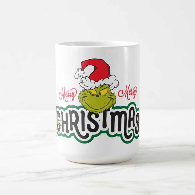 Classic The Grinch | Merry Merry Christmas Kaffeetasse (Mittel)