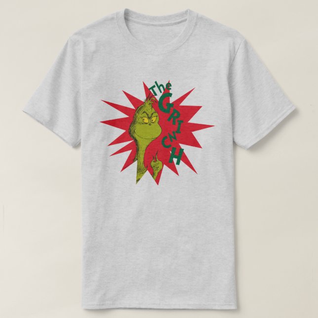Classic The Grinch | Red Starburst T-Shirt (Design vorne)