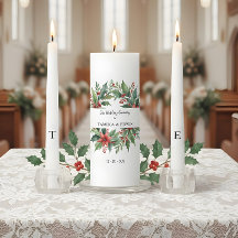 Classic Timeless Christmas Botanical Wedding