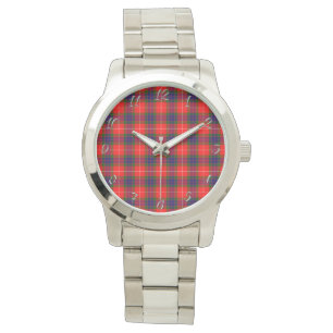 Classic Timeless Clan Abernethy Kariert Tartan Ges Armbanduhr