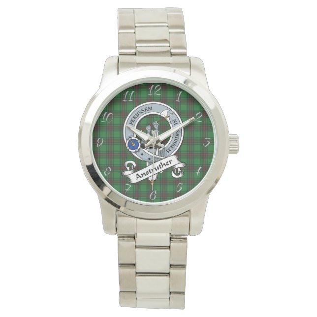 Classic Timeless Clan Anstruther Jagd Abzeichen Armbanduhr (Vorderseite)