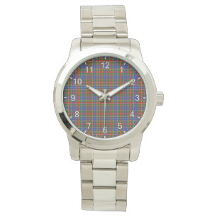 Classic Timeless Clan Bethune Tartan Kariertes Ges Armbanduhr