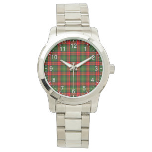Classic Timeless Clan Blackstock Tartan Kariertes  Armbanduhr