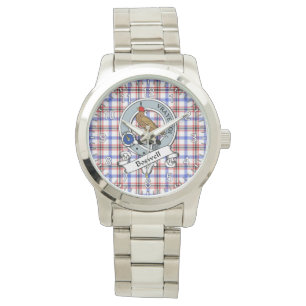 Classic Timeless Clan Boswell Modernes Abzeichen T Armbanduhr
