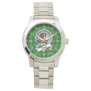 Classic Timeless Clan Boyle Abzeichen Tartan Karie Armbanduhr