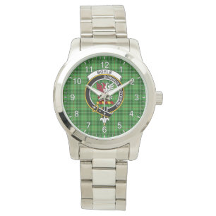 Classic Timeless Clan Boyle Tartan Abzeichen Karie Armbanduhr