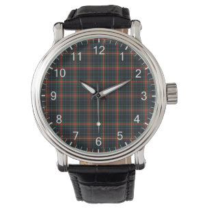 Classic Timeless Clan Braveheart Tartan Kariertes  Armbanduhr