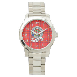 Classic Timeless Clan Burnett Modernes Abzeichen T Armbanduhr