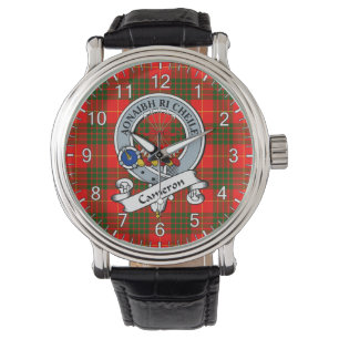 Classic Timeless Clan Cameron Modernes Abzeichen T Armbanduhr