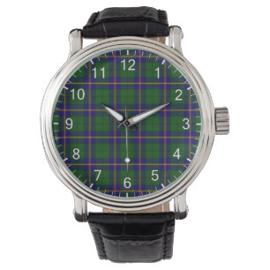 Classic Timeless Clan Carmichael Modern Tartan Pla Armbanduhr