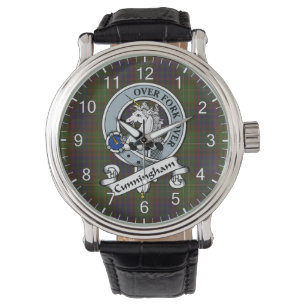 Classic Timeless Clan Cunningham Jagd Abzeichen Ta Armbanduhr