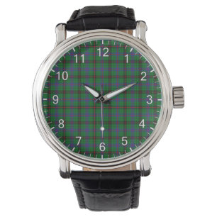 Classic Timeless Clan Davidson Modern Tartan Karie Armbanduhr