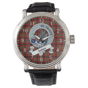 Classic Timeless Clan Innes of Moray Abzeichen Tar Armbanduhr