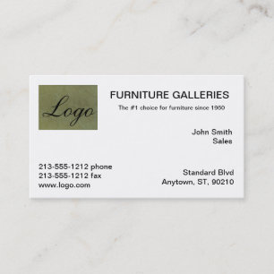 Classic Toskana Green Logo Business Cards Visitenkarte