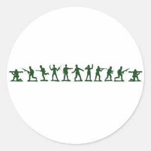 Classic Toy Soldiers Runder Aufkleber