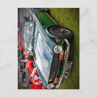 Classic Triumph TR6 Sportwagen Postkarte