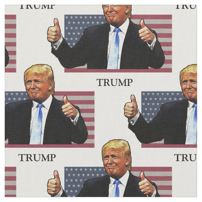 Classic Trump 2024 Fabric Stoff (Nahaufnahme)