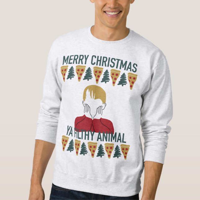 Classic Ugly Pizza Kevin Sweatshirt (Vorderseite)