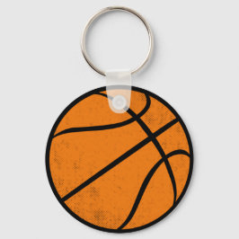 Classic Varsity Basketball Hoops Game Day Style Schlüsselanhänger