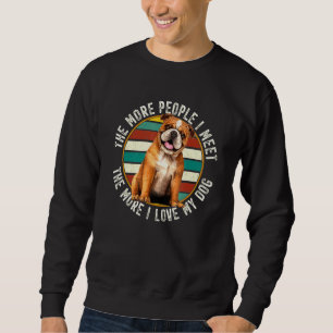 Classic Vintag English Bulldog Sweatshirt