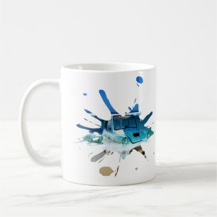 Classic Vintage Car Beachy Pop Kaffeetasse