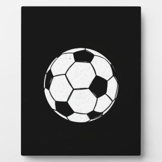 Classic Vintage Soccer Ball Distressed Sports Illu Fotoplatte