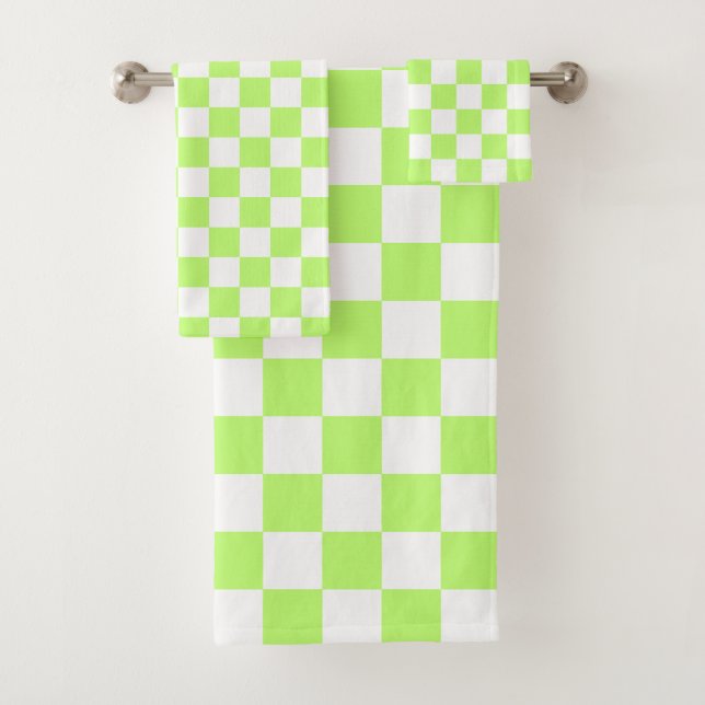 Classic visual lime checkerboard  (En situation)