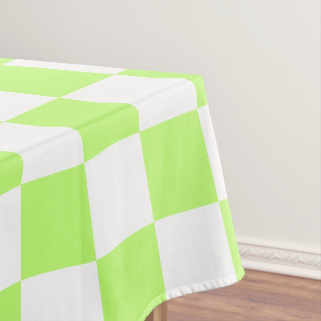 Classic visual lime checkerboard  tischdecke (Beispiel)