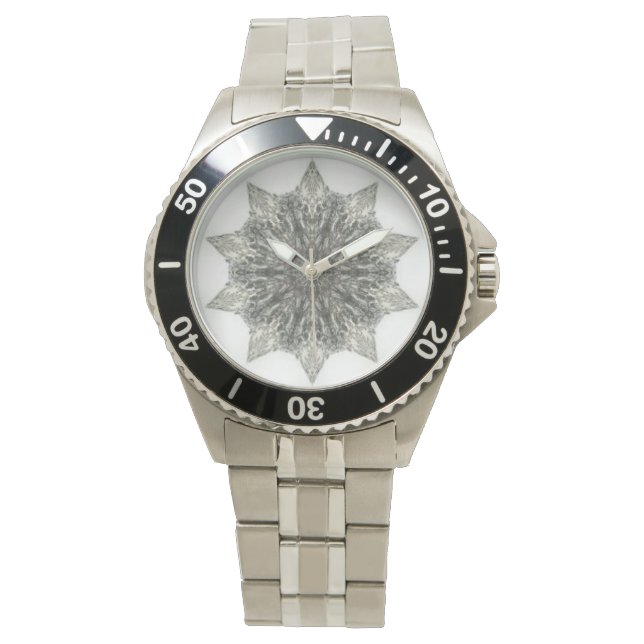 Classic Watch Cool Silver Vater für ihn Armbanduhr (Vorderseite)
