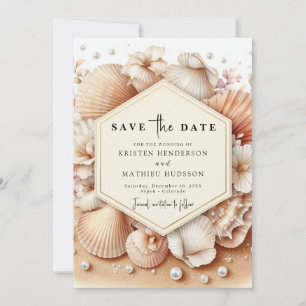 Classic Watercolor Beach Hochzeit Save The Date