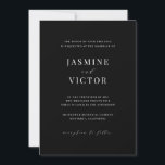 Classic Wedding Invitation Minimal Formal J102 Save The Date<br><div class="desc">Unsere minimale Hochzeitseinladungskarte bietet klassische Typografie und Handschrift für eine elegante Art,  Gäste zu Ihrer Hochzeit einzuladen. Dieser Artikel ist Teil unserer Jasmine Hochzeitskollektion J102,  suchen Sie bitte in unserem Shop nach koordinierenden Artikeln.</div>
