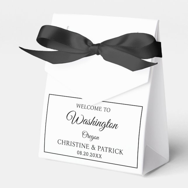 Classic Wedding Willkommensgeschenke für Personali Geschenkschachtel (Vorderseite)