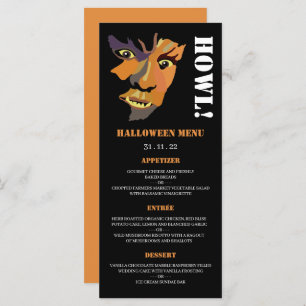 Classic Werewolf, Menu de fête d'Halloween