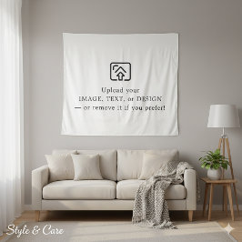 Classic White Tapestry – Make It Yours Today Wandteppich