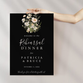 Classic Wildblume Black Probe - Empfang Poster