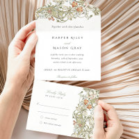 Classic William Morris Tear-Away UAWG Wedding
