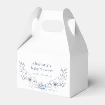 Classic Winter Blue Wilflower Blumenblütendusche
