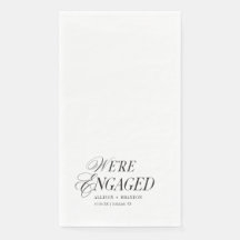Classic Wir sind Verlobte Engagement-Partei