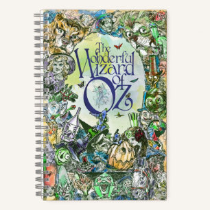 CLASSIC WIZARD Illustrierte Abdeckung Kunst Notizbuch