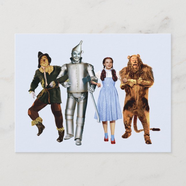 Classic Wizard of Oz Characters Postkarte (Vorderseite)