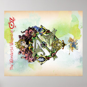 Classic Wizard of Oz Watercolor Poster