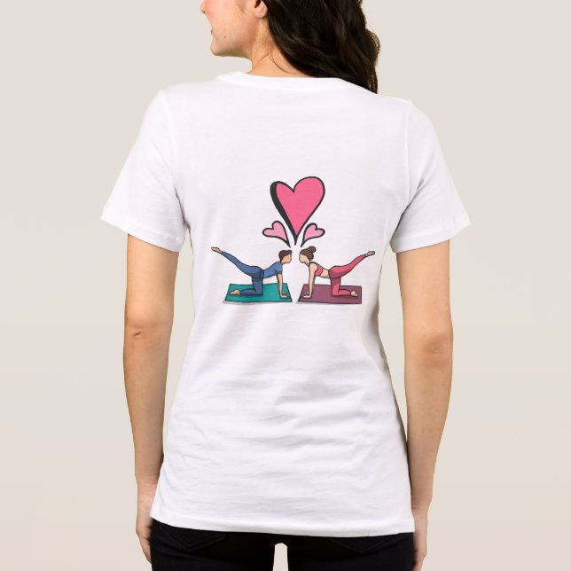 Classic Women's T-Shirt – Timeless Elegance  Tri-Blend Shirt (Rückseite)
