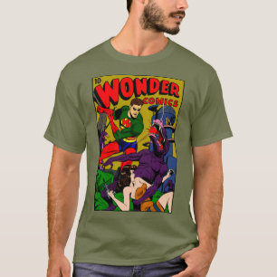 Classic Wonder Comic T - Shirt der 40er Jahre
