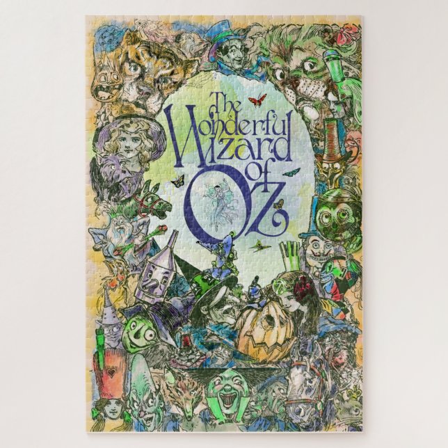 CLASSIC WONDERFUL WIZARD OZ CHARACTER PUZZLE (Vertikal)