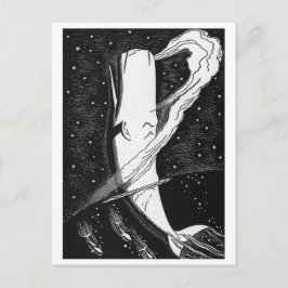 Classic Woodcut Postcard Postkarte