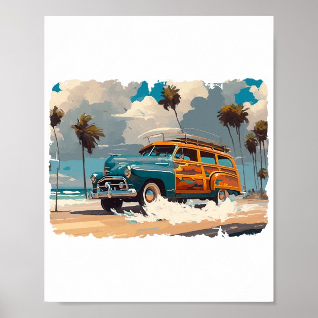 Classic Woody Wagon Poster (Vorne)