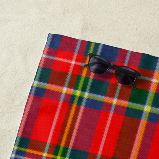 Classic Woven Tartan Beach Handtuch (Beispiel)